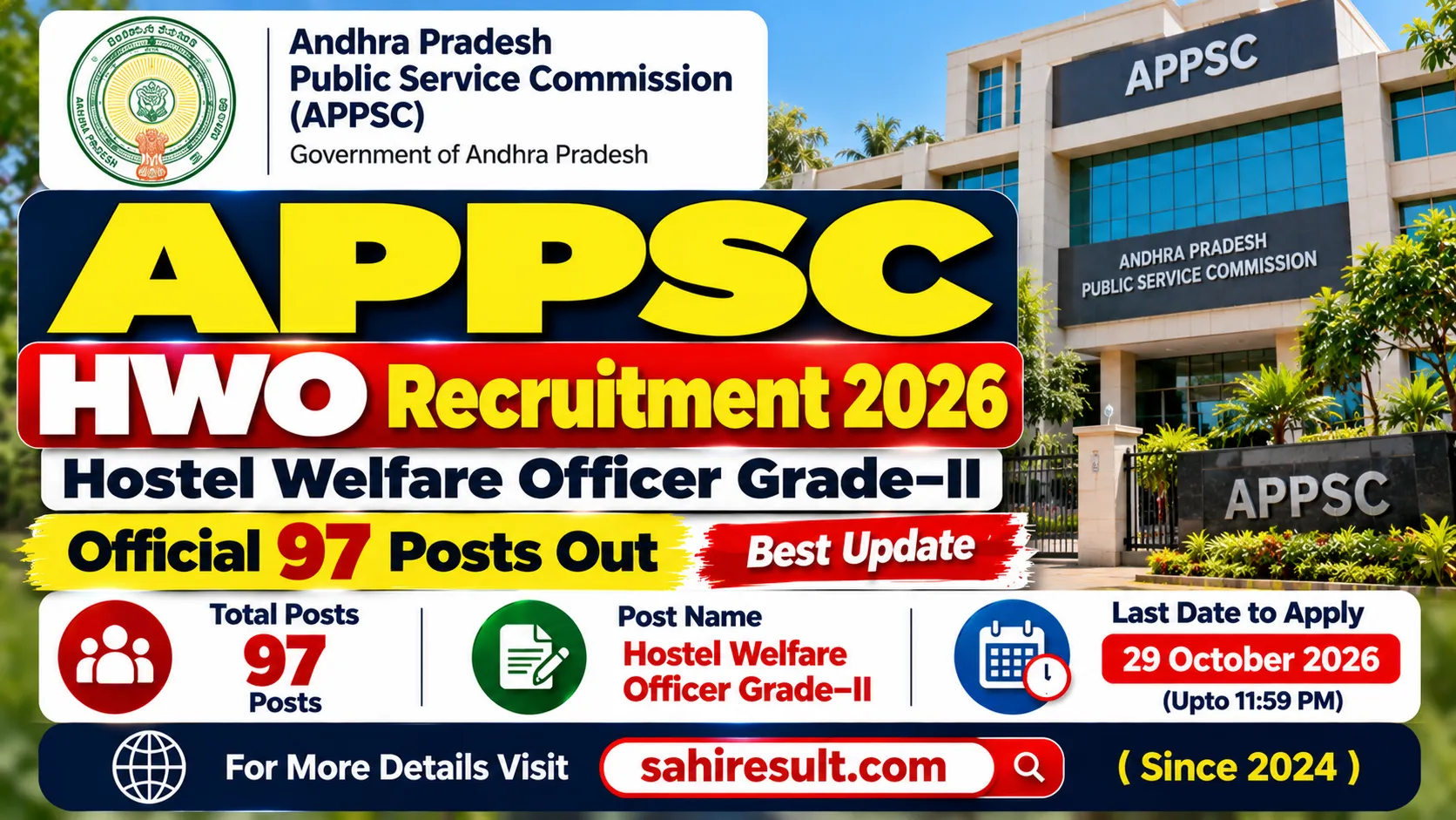 APPSC HWO Recruitment 2026