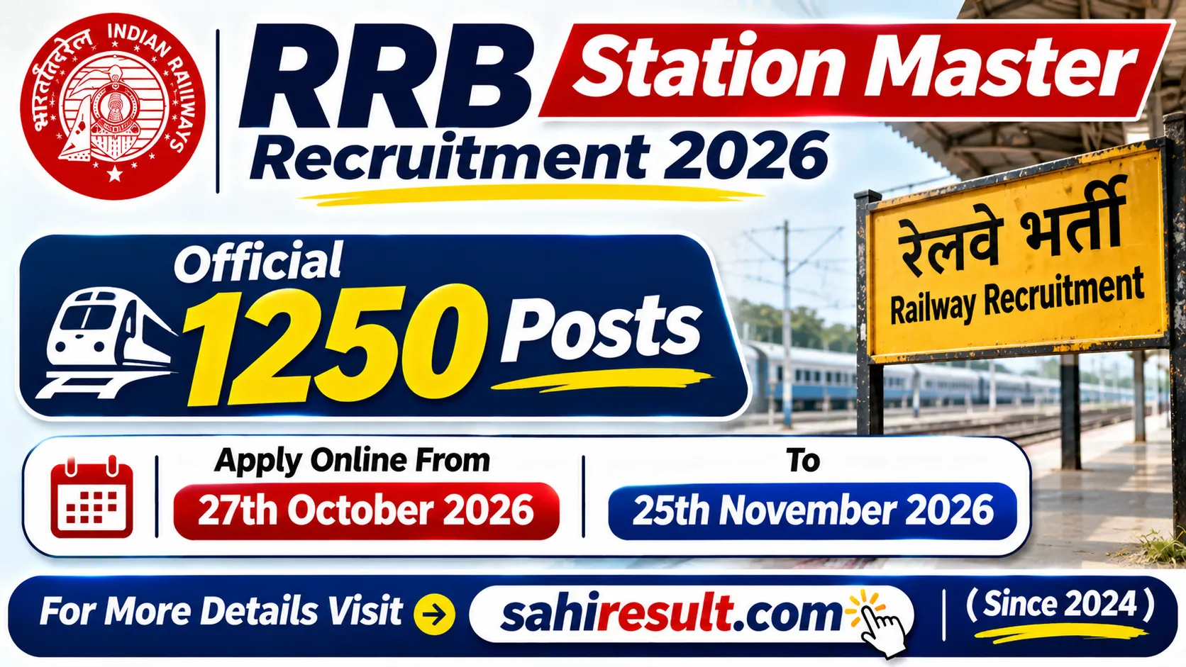 RRB Station Master Recruitment 2026